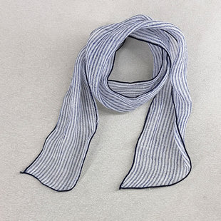 Spring and Summer New Vintage Linen Small Long Scarf Artistic All-match Women's Neck Protection Small Scarf Fashion All-match Scarf Accessories
