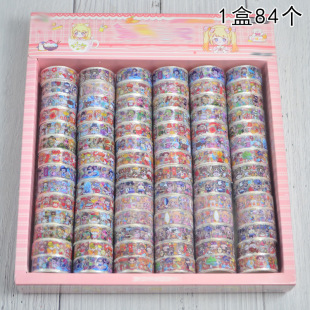 Cartoon Journal sticker tape cute printing film student gift canteen toy creative shop DIY decoration