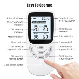 Source Factory 36 Режим TENS EMS MASSAGE три в одном функция умный домашний меридиан физиотерапевтический инструмент