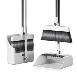 Broom Dustpan suit Combination Soft Wool Single Broom Hair-free Household Sweeping Broom Matching Dustpan Water Scraping Artifact