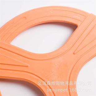 Pet dog TPR Frisbee toy wholesale interactive toy pet Frisbee floating water retrieval training dog toy