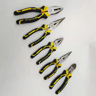 Eight-inch vise vise household pliers with vise handle pointed mouth pliers 6-inch labor-saving European-style diagonal wire pliers with various specifications