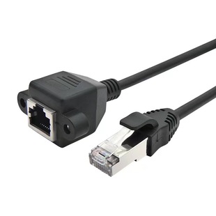 Сетевой кабель удлинитель с ушами отверстие для винта может фиксировать rj45 пара удлинитель cate5 сетчатый кабель панели