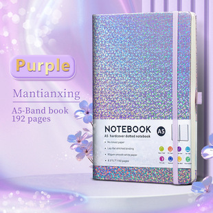 Cross-border exclusive for gypsophila creative simple A5 notebook business notepad elastic band strap customizable LOGO