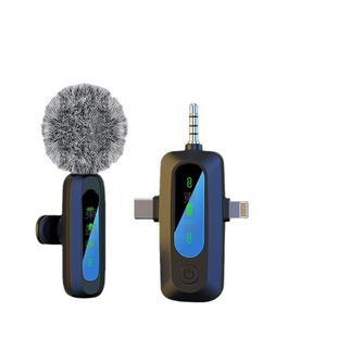 Source factory 2.4G wireless collar clip microphone vlgo recording live radio noise reduction monitor mini microphone