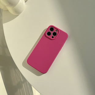 Жидкий силикон 15pro max для iphone16 чехол для телефона Apple 13 сплошной цвет 12/11 премиум 14plus