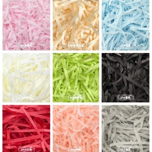 Raffia Manufacturer 10g-500g Spot Bulk Wholesale Paper Silk Wedding Candy Gift Box Holiday Gift Filling