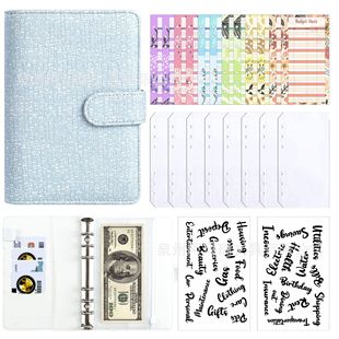 Amazon A6 Money Saving Challenge Loose-leaf Cloth Waffles Notebook Money Saving Cash Budget Hand Book