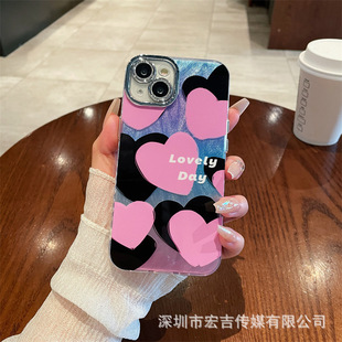 Feather Yarn Tulip for Apple 15promax Mobile Phone Case New iphone14 Luxury Glitter 13 Drop-resistant Case