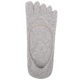 Autumn and winter cotton adult five-finger socks men's thick mid-barrel five-toe socks high-top toe manufacturers wholesale