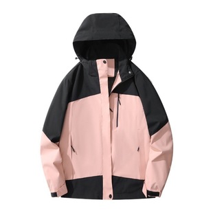 Couple's Outdoor Hiking Camping Jacket Women's 75D Jacket Spring and Autumn Fashion Brand Multi-Pocket Hooded Jacket Jacket