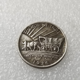 Antique Crafts USA 1926-S, Oregon Copper Silver Plated Old Silver Dollar Silver Round Wholesale #3626