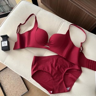 Original Small Chest Push-up Underwear Women's Traceless Rings-free Bra Breast Tuction Anti-sagging Soft Support Bra