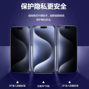 Mo Bai подходит для Apple 15 закаленная пленка iphone15promax матовая пленка против глаз 15plus