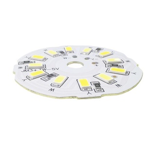 For 5V low voltage two-color light source board 3W5W two-color dimming color temperature 5730 downlight bulb lamp board USB use