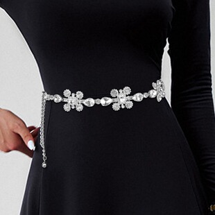Cross-border Foreign Trade Explosions Bride Wedding Dress Belt Luxury Temperament Diamond Beautiful Waist Seal Daily All-match Jewelry