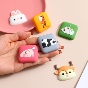 Cartoon Thickened Cute Pet Anti-collision Punch-free Door Handle Door Rear Protective Sticker Wall Mute Wall Sticker Anti-collision Artifact