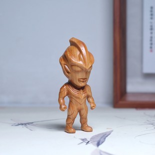 Ябай мультфильм Галактика Альтман игрушка ручка резьба по дереву Коллекция мальчика Памятный монстр Леовен