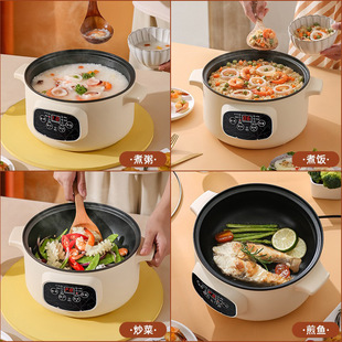 Mini Electric Cooking Pot Dormitory Multifunctional Electric Cooking Pot Steaming Integrated Household Small Weight Steamer Electric Hot Pot Small Hot Pot