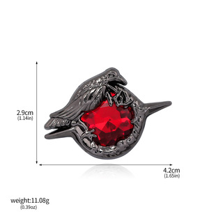 Love and Deep Space Necklace Millet Jewelry Qin Che Crow Brooch Necklace Game Peripheral Couple Gift