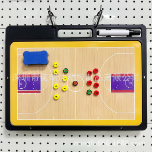 in stock Portable Basketball Tactical with Magnetic Board Coach Board Football Tactical Board Erasable Command Tactical Board