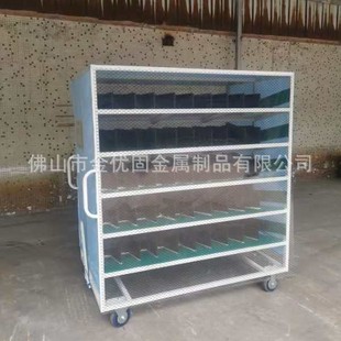 Logistics transfer equipment logistics trolley transfer equipment with laminate grid box metal products to drawings and samples