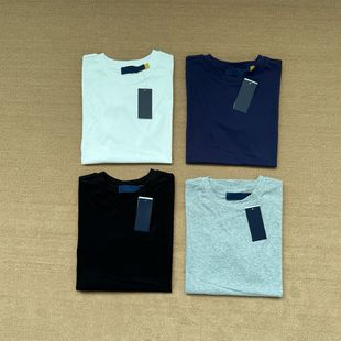 RL Ralph Pony Embroidered Women's Summer All-match Thin Pure Cotton Round Neck Short-sleeved T-shirt