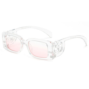 2023 cross-border new sunglasses small frame ins style box Korean trend European and American irregular fashion sunglasses