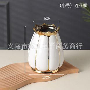 [52 flower material bag vase] lucky roses handmade flower diy material bag production