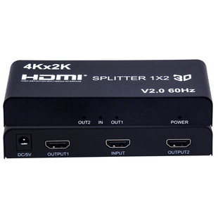 2,0 Версия HDMI один в два из HD видео Разветвитель HDMI 2.0 1*2 Разветвитель 4K60HZ