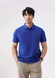 5A Antibacterial POLO Shirt 50 Island Cotton Beaded Flower Pull Frame Solid Color Secondary Lapel LOGO Printing Work Clothes Customization