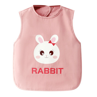 Summer Baby Bib Children's Rice Bucket Waterproof Dirty-proof Boys' and Children' s Overalls Nordic Morandi Solid Color Retro-dressing