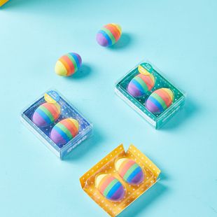Симпатичные креативные канцелярские ластики оптом ластик для яиц школьные принадлежности ученики начальной школы изучают канцелярские товары творческий