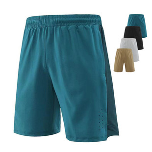 2024 Summer New Quick-drying Sports Pants Men's Five-point Pants European and American Loose Casual Pants Outdoor Running Fitness Pants