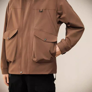 Men's Spring and Autumn 2024 New Outdoor Sports Three-proof American Fashion Brand Loose Casual Jacket