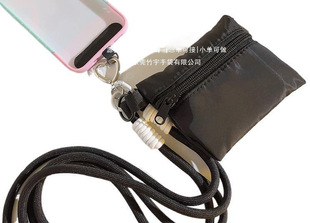 Cross-Border Pendant Mobile Phone Case Lanyard Rpet Polyester Mobile Phone Bag Long Diagonal Strap Custom Factory