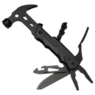 Multifunctional claw hammer pliers portable self-defense camping household repair knife pliers hammer stainless steel combination tool wholesale