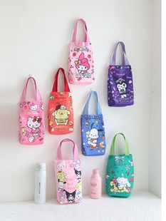 Japanese Snoopy coolomi water Cup bag portable hand bag umbrella water bottle bag vacuum cup handbag