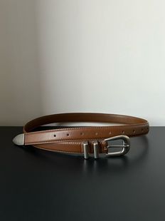 Red cloud первый слой из коровьей кожи старый серебряный металлический пряжка ретро ремень простой дикий текстурный мужской и женский пояс