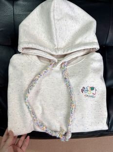 Spring and Autumn New Color Dot Hooded Sweatshirt Women's Autumn and Winter Cute Elephant Design Sense Niche Coat Chi