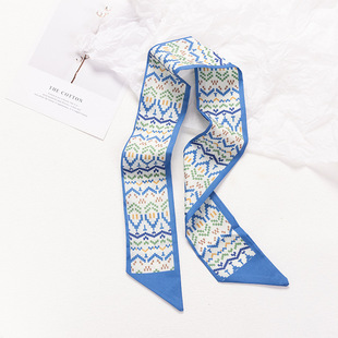 Hand gift ribbon manufacturers wholesale Dragon Boat Festival Mid-Autumn Festival box decorative scarves long ribbon bow letter hair band
