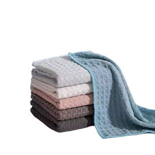 Waffle rag kitchen dishwashing cleaning oil-removing decontamination scouring pad thickened absorbent lint-free dishcloth wholesale