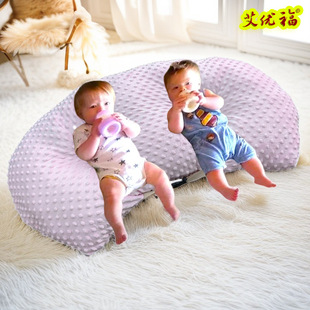 Multi-functional nursing pillow double bag baby nursing pillow head Anti-overflow anti-spitting cushion newborn nursing bed