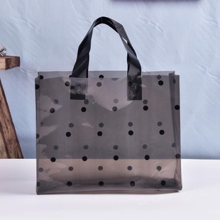 Vertical Internet Popular Clothing Store Bag Portable Plastic Women's Printable logo Gift Tote Bag Wholesale Bag