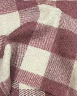 Spot supply of wool and wool large plaid fabric autumn and winter clothing coat wool/shoes and hats wool