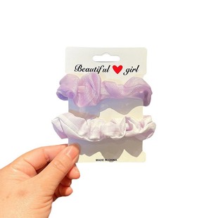 Pig Colorectal Hair Ring Women's Autumn and Winter High-end Hair Rope 2024 New Style Hair Accessories Rubber Band Hair Rope Headwear