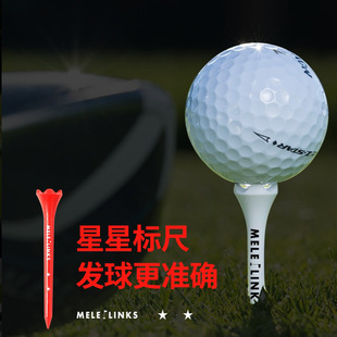 MELELINKS Golf Nails Macaron Tee Plastic Anti-Hit Low-Resistance Bottle Scratch for off-court use