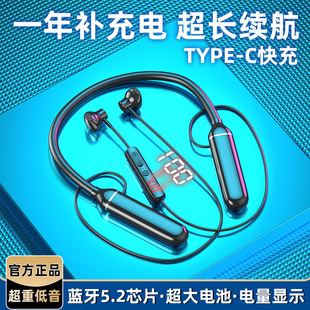 Wireless Bluetooth Headset 2022 New Sports In-Ear Super Long Standby Neck