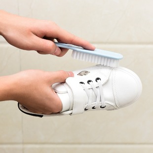 Small Fresh Plain Shoe Brush Simple Household Bathroom Floor Brush Clothes Cleaning Brush Soft Hair Decontamination and Stain Decontamination Brush