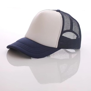 Sponge cap children's net cap print embroidery duck tongue net cap baseball net cap.